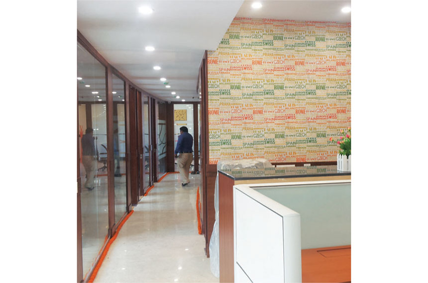 Office Interiors design of Tripathi Group 